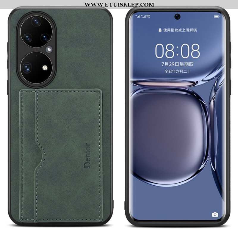 Futerały do Huawei P50 Pro Posiadacz Karty Denior